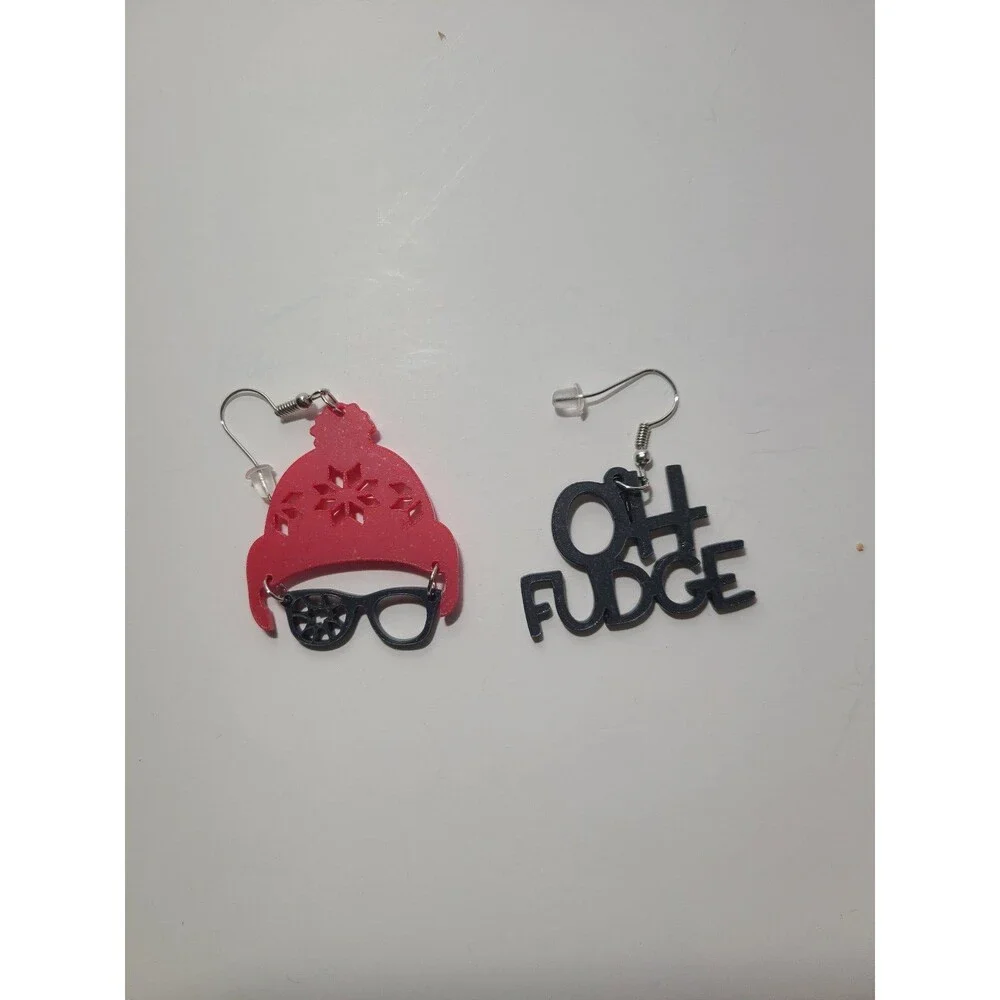 Earrings A Christmas Story Earrings Oh Fudge NEW